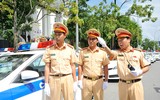 Những bóng hồng Cảnh sát được huy động phục vụ bên lề APEC