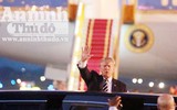 Toàn cảnh đón tiếp Tổng thống Mỹ Donald Trump đến Hà Nội
