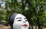 [Ảnh] Bật cười với các bức tượng bỗng dưng lòe loẹt ở Công viên Thống Nhất