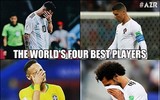 Ảnh chế World Cup 2018: Neymar nhảy tàu theo Messi và Ronaldo về nước