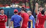 [ẢNH] Olympic Việt Nam sảng khoái cười hết cỡ trước trận quyết đấu Syria
