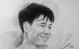[ẢNH] Ngắm tuyển thủ Olympic Việt Nam tuyệt đẹp qua nét vẽ chì