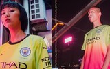 [ẢNH] Man City trình làng mẫu áo đấu mới cực nữ tính