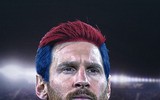 [ẢNH] Sẽ thế nào nếu Ronaldo, Messi... nhuộm tóc theo màu áo CLB?