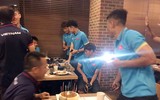 U22 Việt Nam ăn tôm hùm, tổ chức sinh nhật tập thể trong đêm cuối ở Hàn Quốc