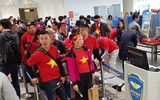 Hàng ngàn CĐV Việt Nam đang đổ về Thường Châu cổ vũ đội tuyển U23