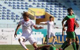 [ẢNH] Một CĐV Viettel lao xuống sân ăn mừng chức vô địch