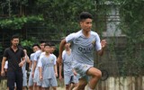 [ẢNH] Đội nắng luyện tập, chờ ngày tranh tài giải bóng đá học sinh Hà Nội 2018