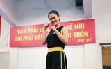 [ẢNH] Vẻ đẹp nữ sinh có 'nụ cười tỏa nắng' gây sốt giải bóng đá học sinh Hà Nội