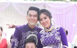 Lê Phương và chồng trẻ không ngừng thể hiện tình yêu tại lễ cưới