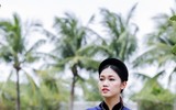 Ngắm bộ áo dài có giá cả trăm triệu đồng được Á hậu Thanh Tú mặc tại Hội nghị APEC