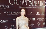 Hoa hậu Áo dài Tuyết Nga gây ấn tượng với trang phục xẻ cao táo bạo