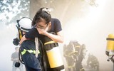 Công an Hà Nội diễn tập chữa cháy, cứu nạn ở nơi tập trung đông người