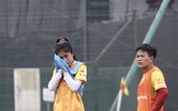 Các nữ tuyển thủ hào hứng tập luyện trước ngày dự World Cup