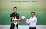 Toàn cảnh lễ khai mạc giải bóng đá học sinh THPT Hà Nội - An ninh Thủ đô 2023