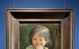 Gương mặt trẻ thơ miền sơn cước trong tranh Bùi Văn Tuất
