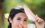 Hoa hậu Ngọc Hân trình làng bộ sưu tập áo dài Thu Đông 2023 