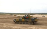 [ẢNH] Đội xe tăng Việt Nam về đích đầu tiên trong chung kết Tank Biathlon