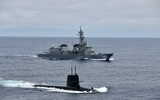 [ẢNH] Sức mạnh tàu khu trục Nhật Bản đang tập trận trên biển Đông