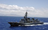 [ẢNH] Sức mạnh tàu khu trục Nhật Bản đang tập trận trên biển Đông