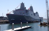 [ẢNH] Siêu tàu đổ bộ khổng lồ của Mỹ có nguy cơ bị vô hiệu hóa vì Covid-19