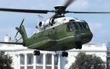 [ẢNH] Trực thăng dành cho Tổng thống Biden có thể đốt cháy bãi cỏ Nhà Trắng
