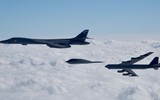 [ẢNH] B-1B Mỹ hạ cánh trên tuyết trắng, bước đi thách thức Mỹ gửi tới Nga tại Bắc Cực?