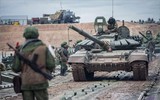[ẢNH] Nga nói gì về việc điều hàng loạt xe tăng T-72B3 đến sát biên giới Ukraine?