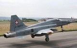 [ẢNH] F-5E Tiger II Thụy Sĩ đâm vào núi khi tập không chiến