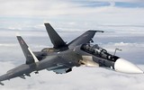 [ẢNH] Su-30SM Nga áp sát buộc F-35 NATO phải đổi hướng bay