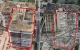 [ẢNH] Mỹ bác tin đồn ‘vụ nổ thử nghiệm tàu sân bay gây sập chung cư 12 tầng’