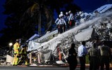 [ẢNH] Mỹ bác tin đồn ‘vụ nổ thử nghiệm tàu sân bay gây sập chung cư 12 tầng’