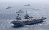 [ẢNH] Nhóm tác chiến tàu sân bay Anh lừng lững tiến vào Biển Đông