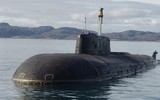 [ẢNH] Tàu ngầm hạt nhân Nga vừa phóng tên lửa 'sát thủ diệt tàu sân bay' gần Bắc Cực