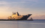 [ẢNH] 'Soái hạm' của hải quân Australia vừa tới Việt Nam mạnh cỡ nào?
