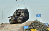 [ẢNH] Siêu pháo tự hành T-155 Thổ Nhĩ Kỳ tới Idlib, sẵn sàng đối đầu liên quân Nga-Syria
