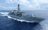 [ẢNH] Chiến hạm HMS Richmond của Anh cập cảnh Cam Ranh