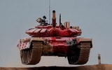 [ẢNH] Siêu tăng T-72B3M Nga tới sát biên giới, NATO bắt đầu lo lắng
