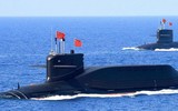 Tàu ngầm hạt nhân Trung Quốc đi nổi bất thường qua eo biển Đài Loan