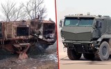 'Buýt thép' Typhoon-K trị giá hơn 2 triệu USD tiếp tục bị bắn cháy tại Ukraine