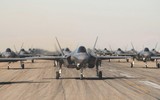 Phi đội 28 tiêm kích F-35A Hàn Quốc thực hiện màn 'voi đi bộ'