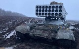 Ukraine dùng chiến lợi phẩm 'hỏa thần nhiệt áp' TOS-1A tấn công quân Nga?