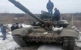 Xe tăng T-90A Nga tiếp tục bị Ukraine bắt sống