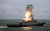 Khoảnh khắc tên lửa hành trình Kalibr Nga đánh thẳng vào cảng Odessa