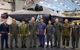Tàu đổ bộ tấn công Mỹ triển khai tiêm kích tàng hình F-35B tiến sát Đài Loan