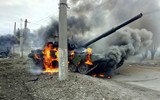 Ukraine tung hình ảnh xe tăng T-90 bị bắn nổ tung