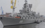 Tuần dương hạm tên lửa Đô đốc Ustinov Nga vừa bị khu trục Mỹ bám đuôi