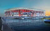 Qatar tháo dỡ sân vận động độc đáo làm từ 974 container phục vụ World Cup