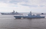 Tàu chiến Anh bám sát chiến hạm Nga mang tên lửa siêu vượt âm