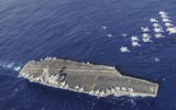 Siêu tàu sân bay Nimitz Mỹ tiến vào Biển Đông